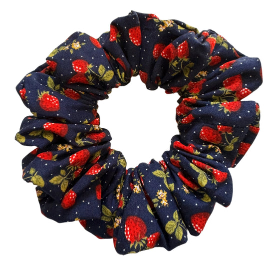 Handmade Strawberry Hair Scrunchie