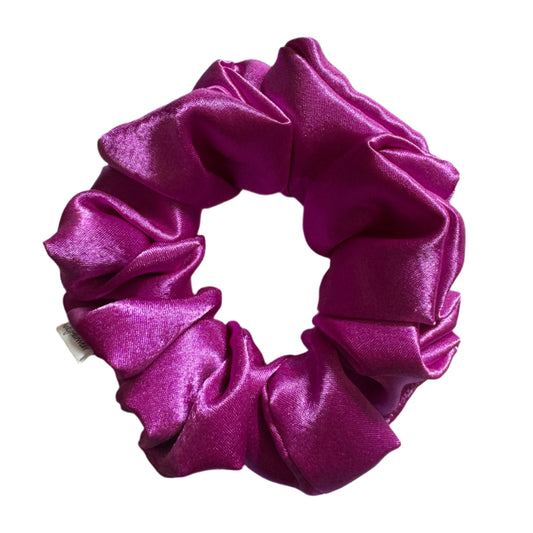 Luxury Satin Scrunchie - Handmade Purple