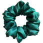 Handmade Teal luxury satin Scrunchie