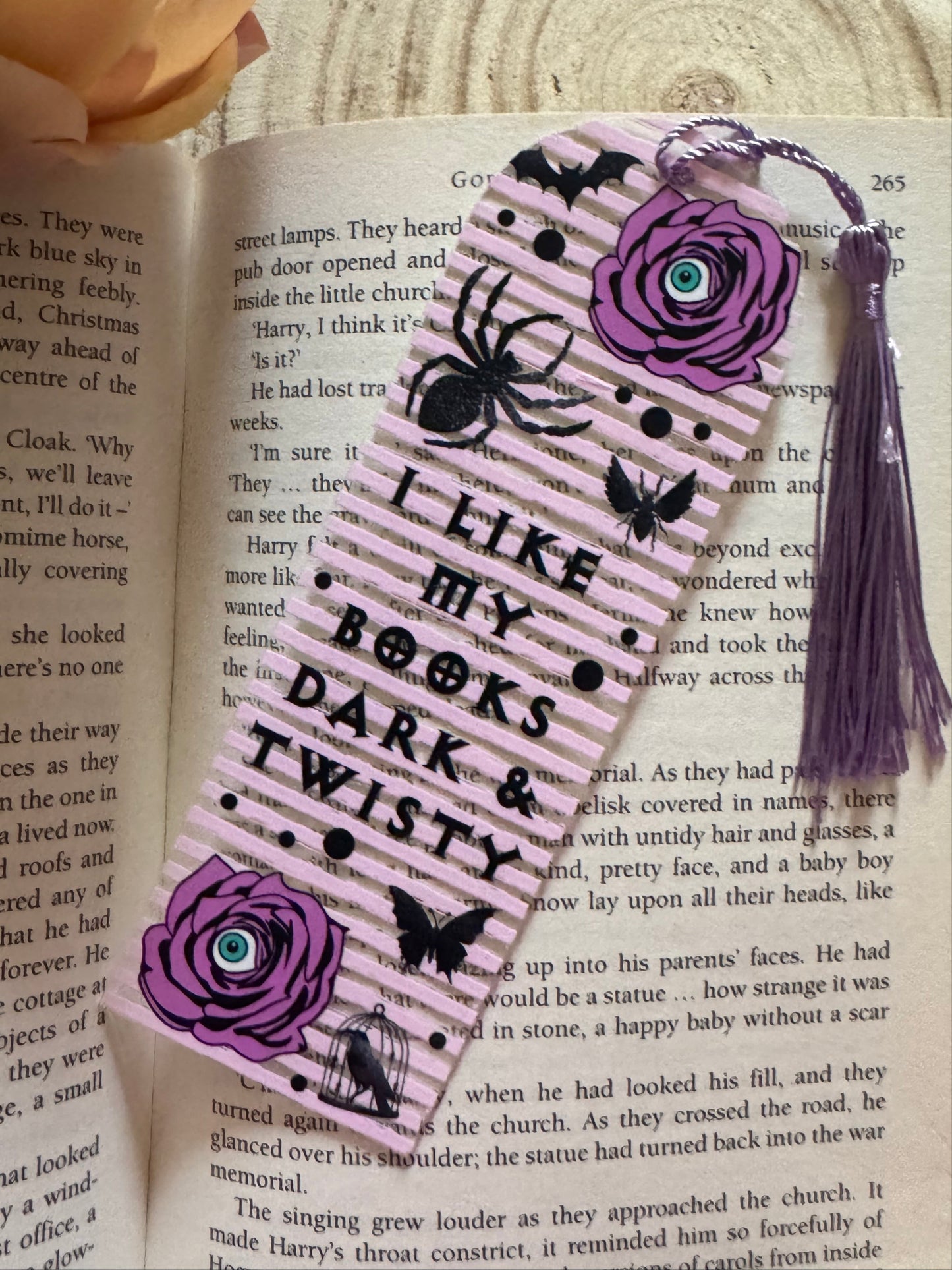 I Like My Books Dark & Twisty Bookmark