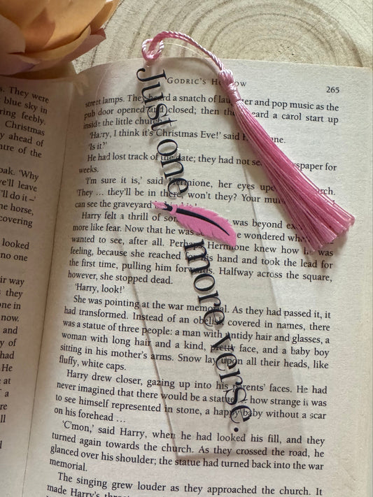 Just One More Verse Bookmark