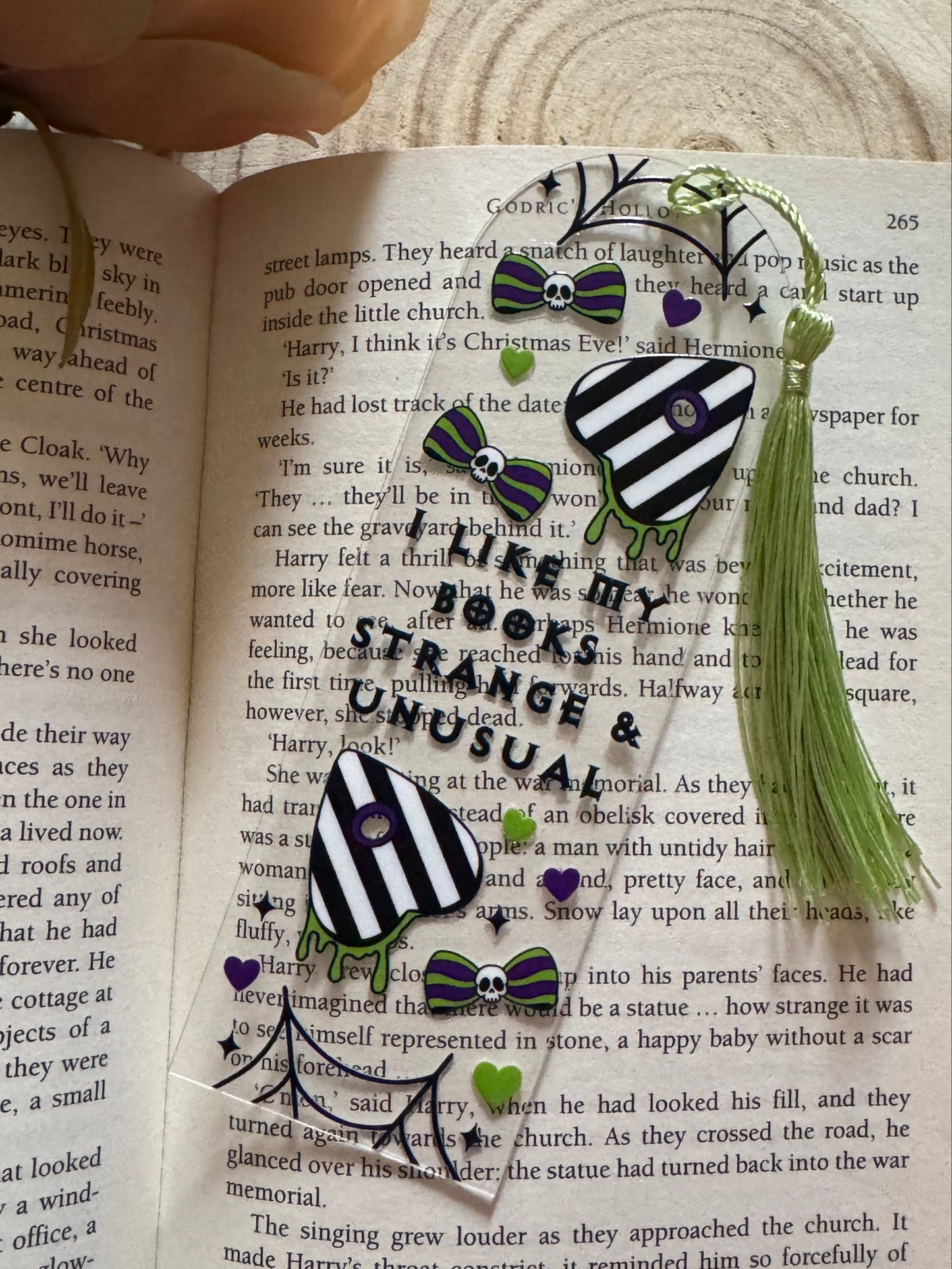 I Like My Books Strange and Unusual Bookmark