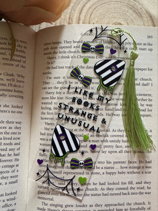 I Like My Books Strange and Unusual Bookmark
