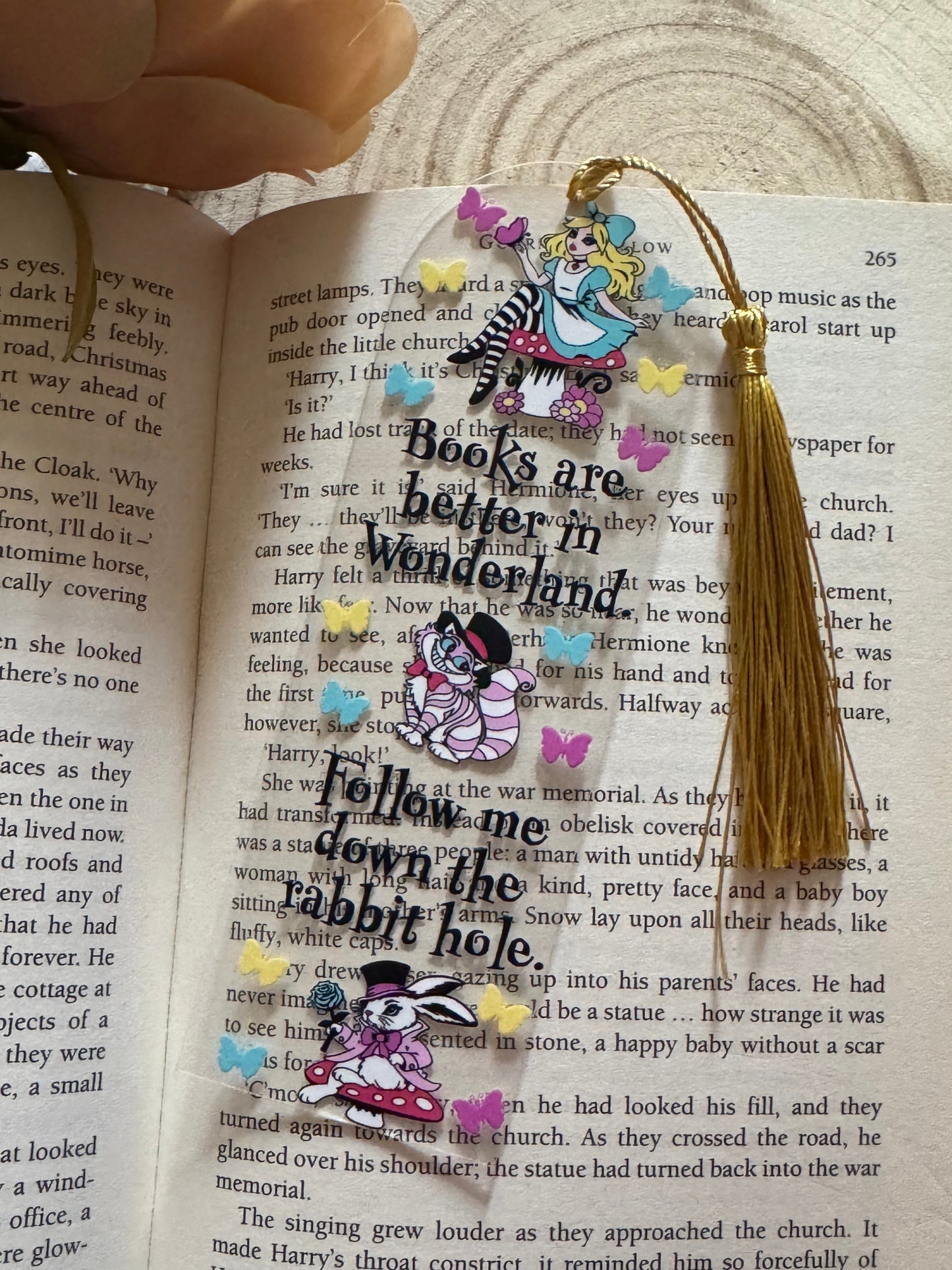 Books Are Better In Wonderland Bookmark
