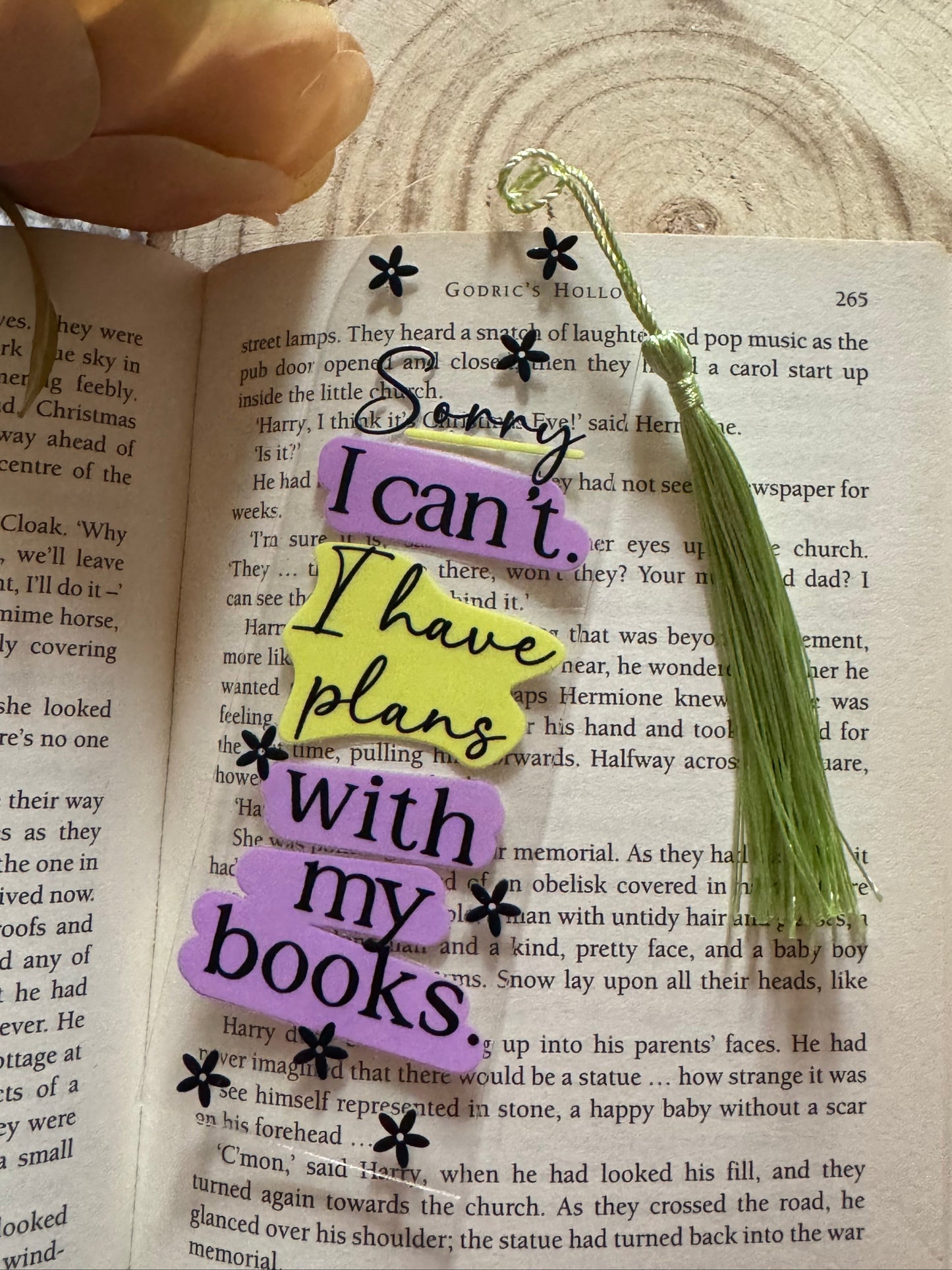 Sorry I can't I Have Plans With My Books Bookmark