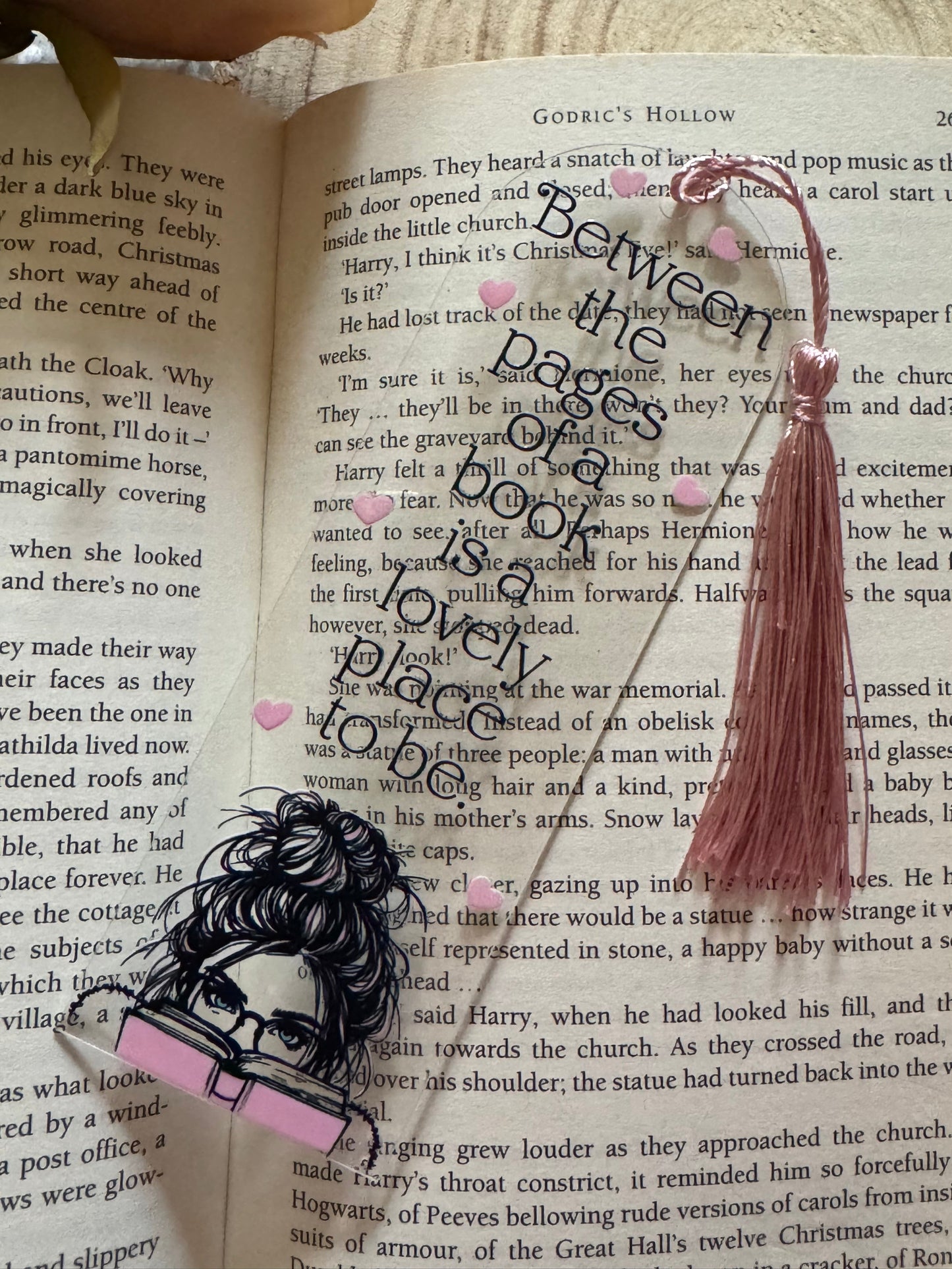 Between The Pages Of a Book Bookmark