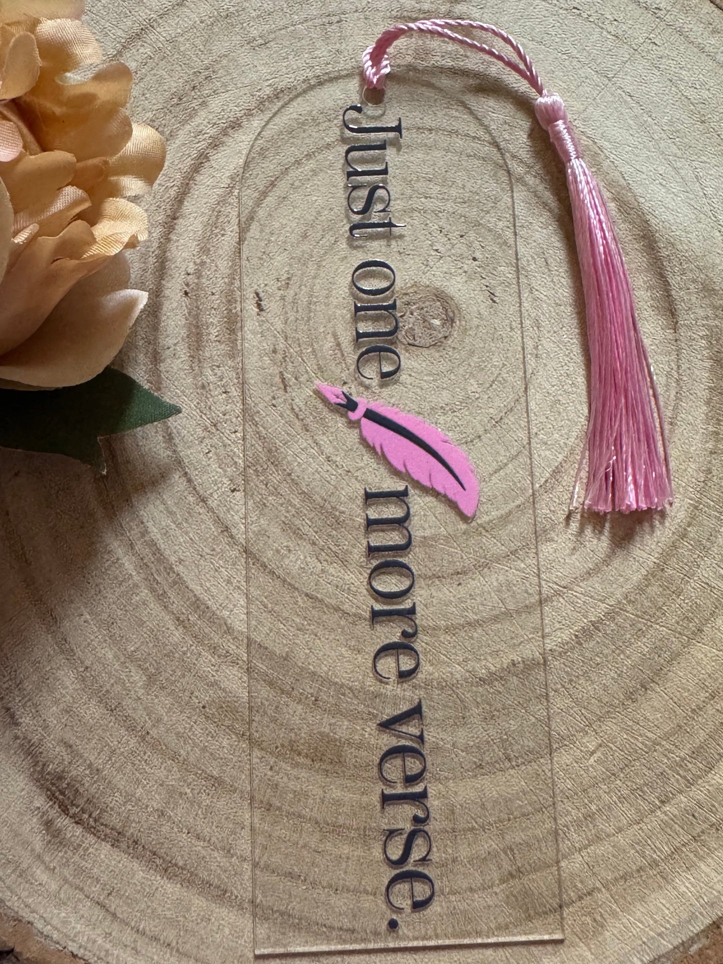 Just One More Verse Bookmark