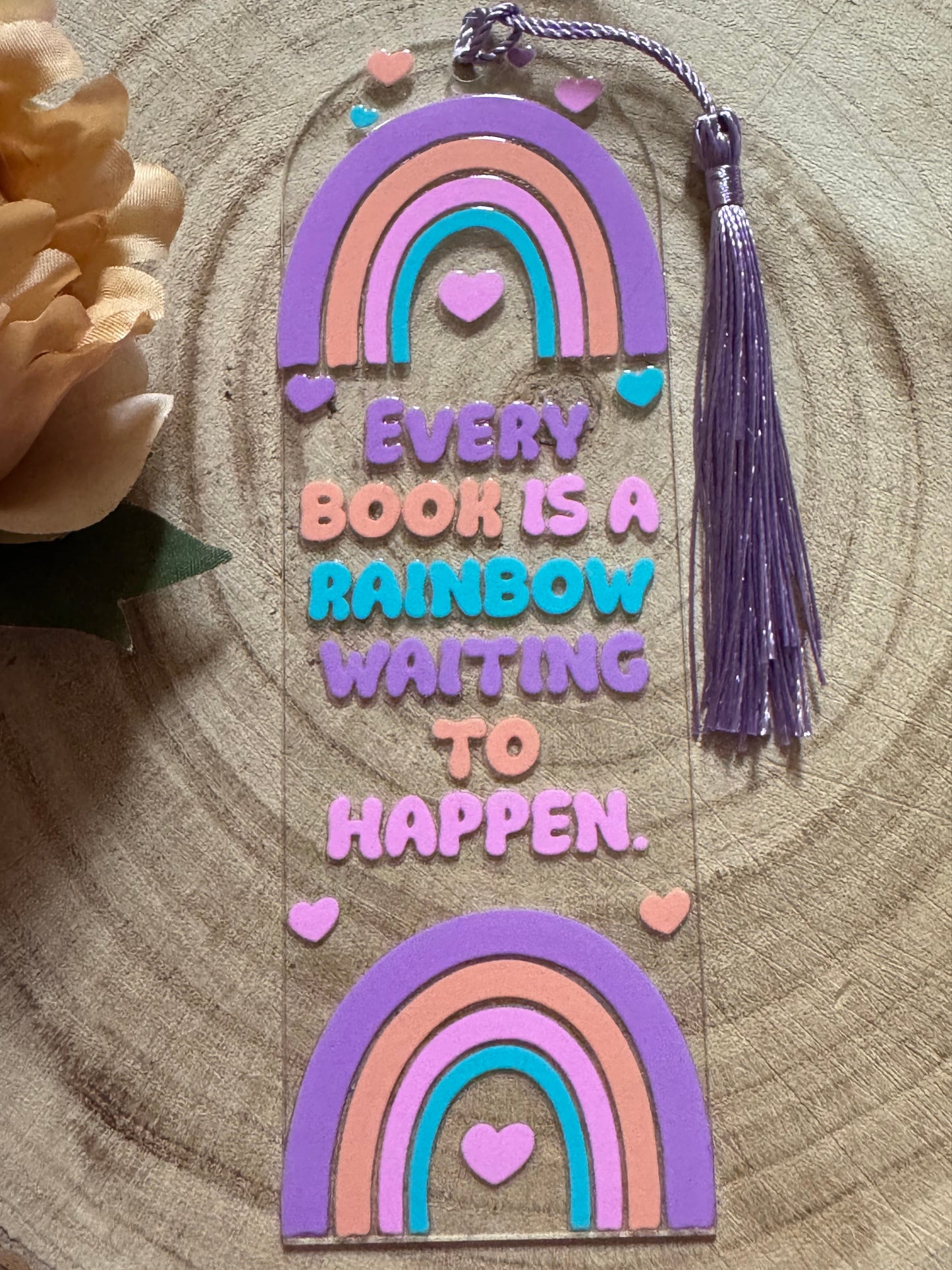 Every Book Is A Rainbow Waiting To Happen Bookmark