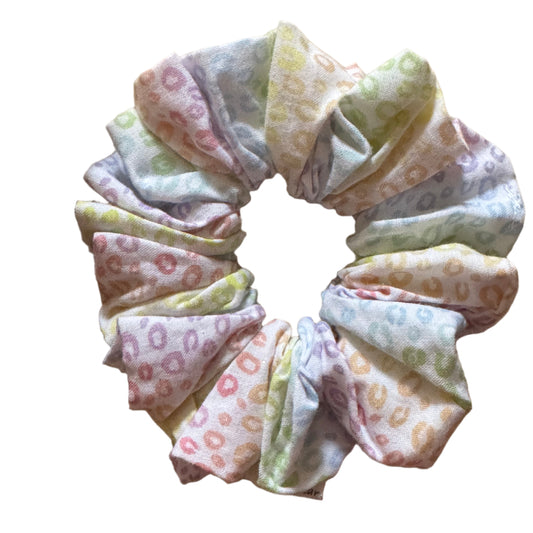 Pastel Rainbow Handmade Scrunchie