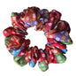 Indian-Inspired Multi Coloured Checkered Handmade Scrunchie - Limited Edition