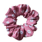 Indian-Inspired Pink Handmade Scrunchie - Limited Edition
