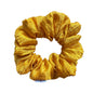 Indian-Inspired Bright Yellow Handmade Scrunchie - Limited Edition