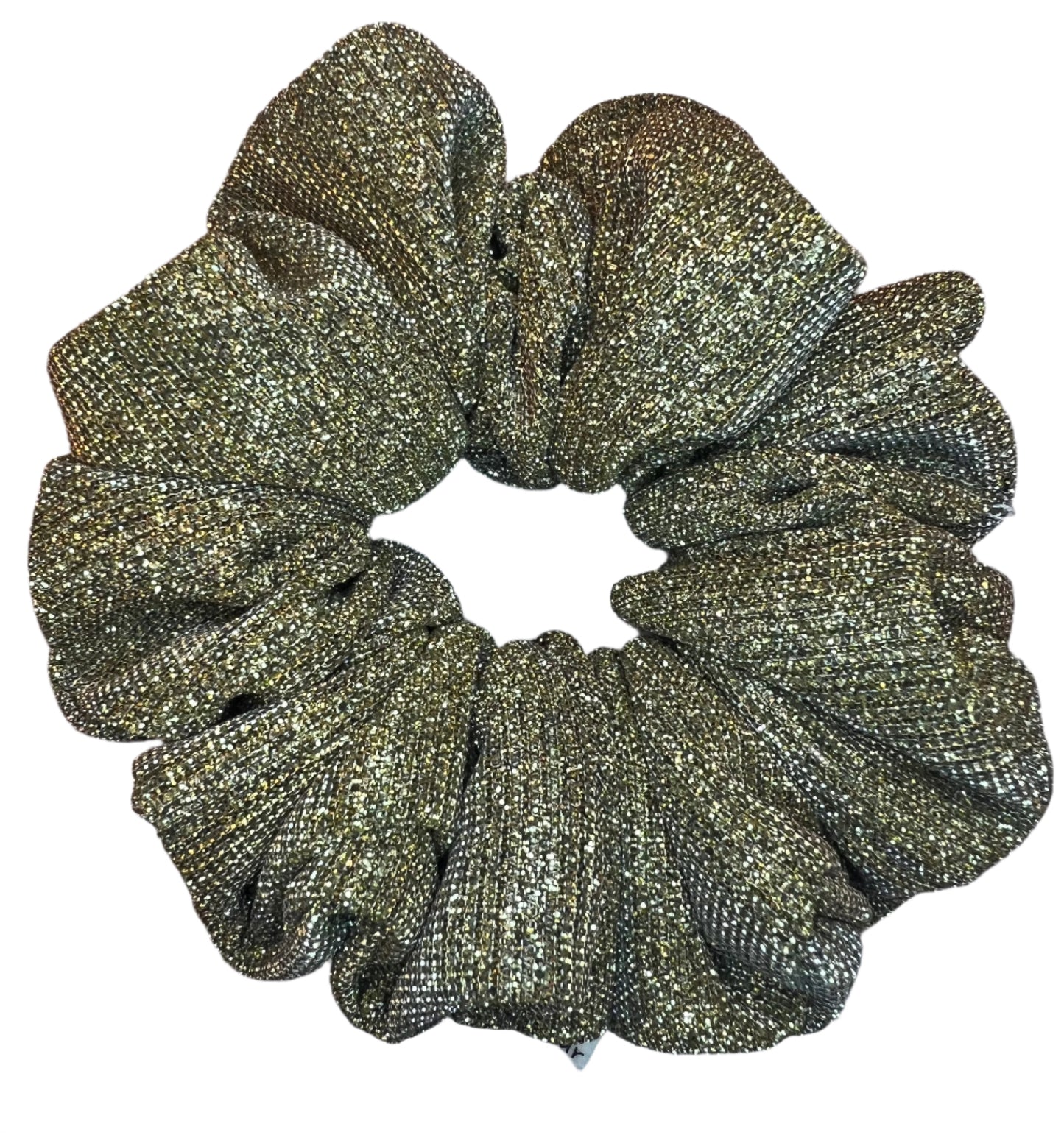 Gold Glitter Scrunchie