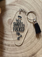 Fifty Shades Of Fu*ked Up Motel Keychain