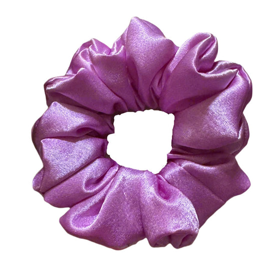 Handmade Lilac Luxury Satin Scrunchie